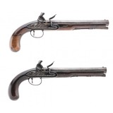 "Pair of Wogdon & Barton Flintlock Dueling Pistols (AH6322)" - 1 of 17