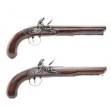 "Pair of Bird & Ashmore Flintlock Dueling Pistols (AH6351)" - 1 of 13