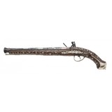 "Beautiful Ottoman Style Silver Inlaid Pistol (AH6184)" - 4 of 8
