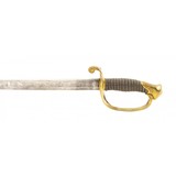 "Ames 1850 Foot Officer Sword (SW1393)" - 2 of 8