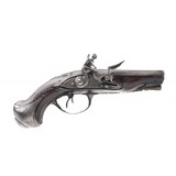 "Beautiful Double Barrel French Flintlock Pistol (AH6092)" - 1 of 4