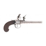 "Flintlock Single Shot Pistol By Blair & Lea (AH6367)" - 1 of 5