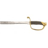 "Presentation Grade US model 1850 Foot Officer Sword (SW1384) ATX" - 3 of 6