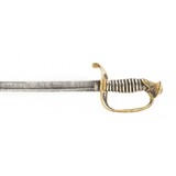 "US Model 1850 Foot Officer’s Non Regulation Silver Grip Sword (SW1378)" - 3 of 6