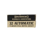 "Browning .32 Automatic 71Grain Vintage Ammunition (AM36)" - 4 of 4