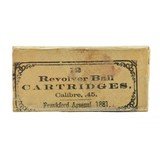 "Frankford Arsenal 1881 Ammunition Packet (AM149)" - 1 of 2