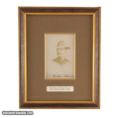 "Theodore Roosevelt Photograph and Signature (MIS1333)"