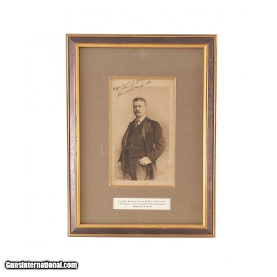 "Theodore Roosevelt Signed Photograph (MIS1334)"