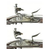 "Pair of Georgian Period Silver Mounted English Officers Pistols by Griffin & Tow of London (AH5628)" - 10 of 10