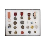 "Lot of German WWII Medals and Tinnies (MM1408)"