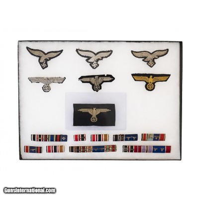 "Lot of German Breast/Sleeve Eagles
and Ribbon Bars (MM1410)"