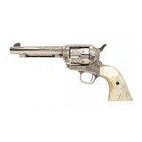"Beautiful Factory Engraved Colt Single Action Army (C16935)" - 1 of 7