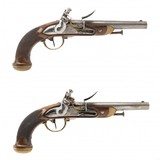 "Fine Pair of French Model 1816 Officer's Pistols (AH6438)" - 1 of 11