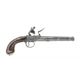 "Very Fine Pair of English Turn-Off Barrel Flintlock Pistols by Delaney (AH6307)" - 6 of 13