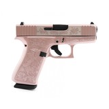 "Glock 43x ""Glocks & Roses"" Edition 9mm (PR53802) New" - 1 of 4