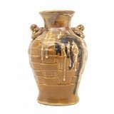 "Drip Glaze Heat Treated Japanese Vase (MGJ1600)" - 3 of 4