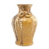 "Drip Glaze Heat Treated Japanese Vase (MGJ1600)" - 4 of 4