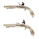 "Very Fine Pair of Engraved Scottish Dress Pistols (AH6651)" - 1 of 13