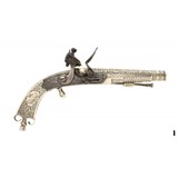 "Very Fine Pair of Engraved Scottish Dress Pistols (AH6651)" - 12 of 13