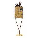 "Four-Piece Inro with Palm fronds and bamboo (J460)" - 6 of 6