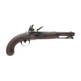 "US Model 1836 Flintlock Pistol by Johnson (AH6515)" - 1 of 8