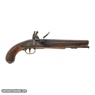 "War of 1812 Canadian Militia or Also known as “Indian Contract Dragoon Pistol by Hollis (AH6649)"