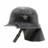 "German WWII Fire Police Helmet (MM1476)" - 6 of 9
