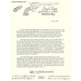 "Custer Range Colt Single Action Army Cavalry Model Kopec Letter (AC326)" - 3 of 8