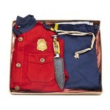 "Vintage Montgomery Ward & Co. Royal Canadian Mounted Police Children's Costume (MIS1399)" - 1 of 7