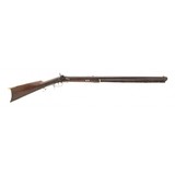 "San Francisco Marked Half Stock Percussion Rifle by Slotter (AL7054)" - 1 of 9