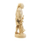 "Japanese Hand-Crafted Ivory Fisherman Statuette (J470)" - 5 of 5