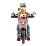 "Rare 1930's Hubley Cast Iron Patrol Popeye Motorcycle (MIS1393)" - 7 of 7