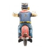 "Rare 1930's Hubley Cast Iron Patrol Popeye Motorcycle (MIS1393)" - 5 of 7