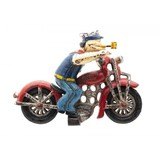 "Rare 1930's Hubley Cast Iron Patrol Popeye Motorcycle (MIS1393)" - 1 of 7