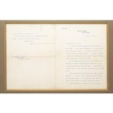 "Signed Letter from Theodore Roosevelt to Russel Harrison, Framed. (MIS1353)" - 6 of 6
