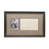 "Signed Letter by Theodore Roosevelt Dated Feb 1, 1910, Framed (MIS1355)" - 1 of 6