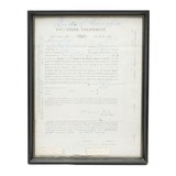 "Civil War Union Army Enlistment Certificate (MIS1356)" - 1 of 1