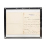 "Framed Handwritten Letter Signed by General Philip Sheridan (MIS1358)" - 2 of 4