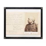 "Framed Handwritten Letter Signed by General Philip Sheridan (MIS1358)"