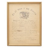 "Lot of Two Civil War Discharge Papers (MIS1325)" - 3 of 4