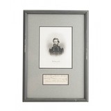 "Framed Union General Oliver Otis Howard with Signature (MIS1322)" - 1 of 3