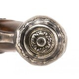 "Turkish (Ottoman Empire) Silver Mounted Flintlock Horsemans Pistol (AH6708)" - 2 of 7