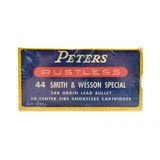 "Peters Rustless .44 S&W Special 246 Grain Vintage Ammunition (AM87)"