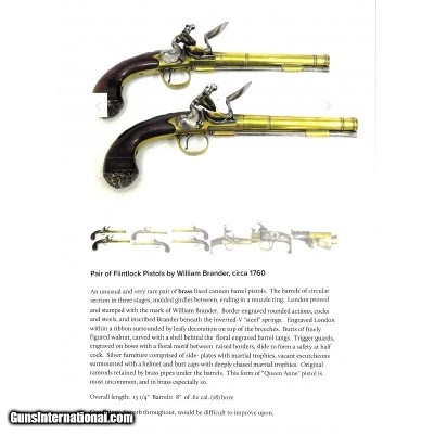 "Pair of Scottish Flintlock Pistols by W. Brander (AH5062)" - Image 2 of 19