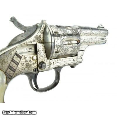 "Merwin & Hulbert Engraved Second Model Pocket Army .44-40 Revolver (AH4574) DTX" - Image 3 of 8