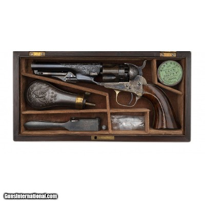 "Factory Engraved Cased Colt 1862 Police Presentation (C11561)"