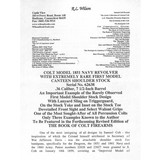 "Excellent Colt 1851 Navy W/ First Model Canteen Shoulder Stock (AC381)" - 7 of 17