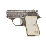 "Astra Cub Factory Engraved .25 Auto (PR58446)" - 6 of 6