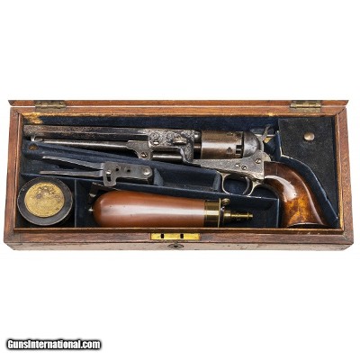"Beautiful Factory Engraved Colt 1851 Navy Revolver (C13701)"