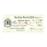 "Cochise County Bank Check dated October 18th 1888 (WEC129)" - 1 of 2